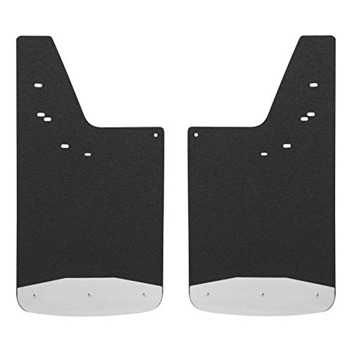 LUVERNE 251523 Front or Rear 12-Inch x 23-Inch Textured Rubber Mud Guards, Select Ford F-150 , Black