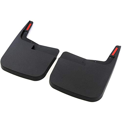 Red Hound Auto 2015-2020 Compatible with Ford F-150 Mud Flaps Guards Splash Front Molded 2pc Pair (Without Fender Flares)