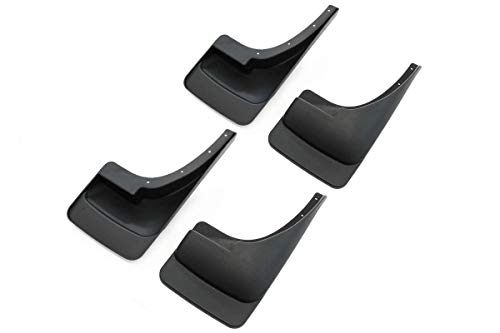 Red Hound Auto Mud Flaps Splash Guards Compatible with Dodge Ram (1500 1994-2001, 2500 3500 1994-2002) Molded Front Rear 4pc Set