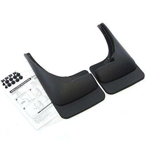 Red Hound Auto Mud Flaps Splash Guards Compatible with Dodge Ram (1500 1994-2001, 2500 3500 1994-2002) Molded Front Rear 4pc Set