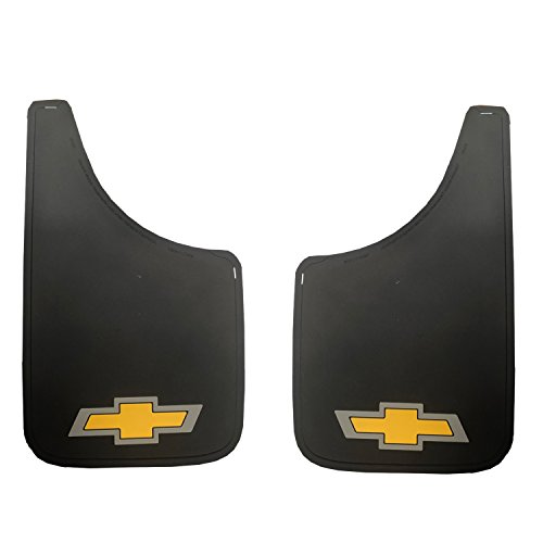 Plasticolor Chevy Chevrolet Easy fit 9x15 mud Guards Flaps Truck auto SUV Set Yellow Gray