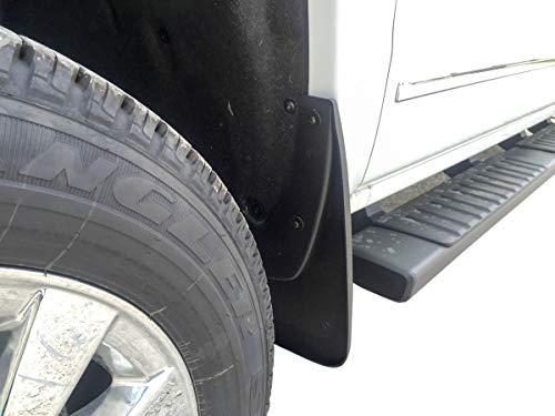 Red Hound Auto Heavy Duty Mud Flaps Compatible with GMC Sierra 1500 (2014-2018, 2019 Limited Model Only) & 2500 3500 (2015-2019) Splash Guards Front Molded 2pc Set