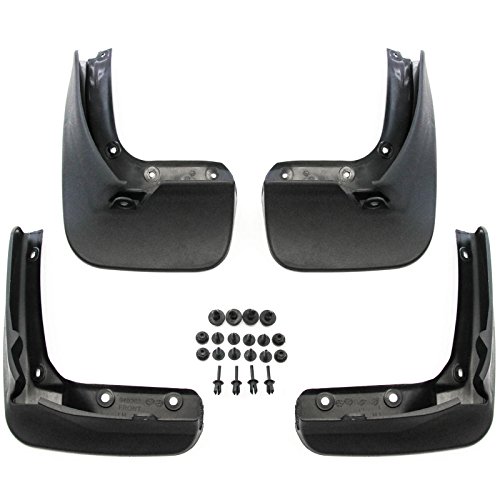 Red Hound Auto Custom Molded Mud Flaps Mud Guards Compatible with 2015-2017 Volkswagen GTI Front & Rear 4pc Set