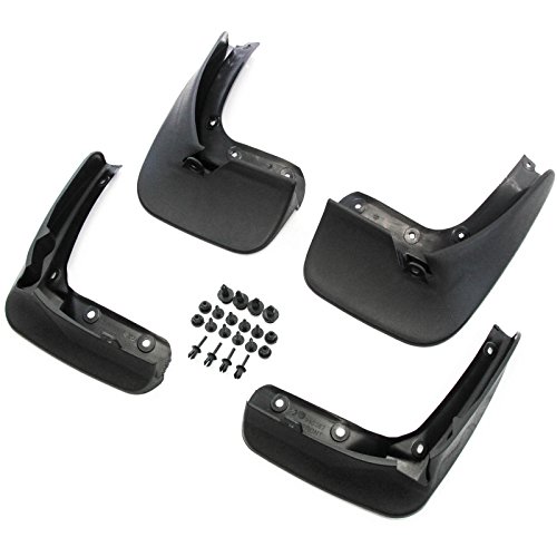 Red Hound Auto Custom Molded Mud Flaps Mud Guards Compatible with 2015-2017 Volkswagen GTI Front & Rear 4pc Set