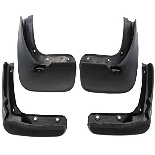 Red Hound Auto Custom Molded Mud Flaps Mud Guards Compatible with 2015-2017 Volkswagen GTI Front & Rear 4pc Set