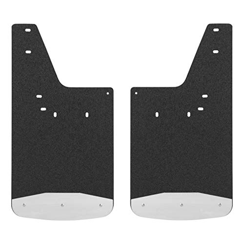 LUVERNE 250933 Rear 12-Inch x 23-Inch Textured Rubber Mud Guards, Select Dodge, Ram 1500, 2500, 3500