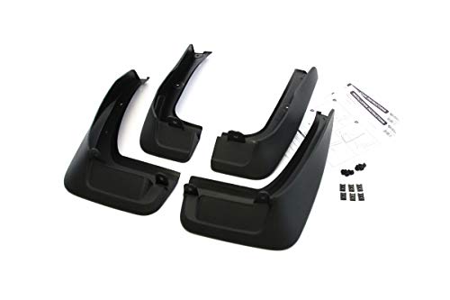 Red Hound Auto Mud Flaps Compatible with Toyota Highlander 2014-2019 2WD Gas & Hybrid Models - Front and Rear Molded 4pc Full Set