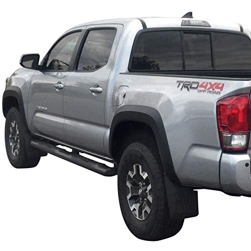 Red Hound Auto Premium Heavy Duty Molded 2016-2023 Compatible with Toyota Tacoma Mud Flaps Guards Front & Rear 4pc Set (with OEM Fender Flares Only)