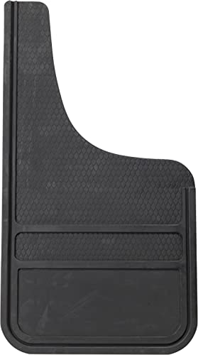 Plasticolor Plain Heavy Duty Front 12 X 23 Mud Guards No Chrome, 12" x 23" Front Mud Guards (001845R01)