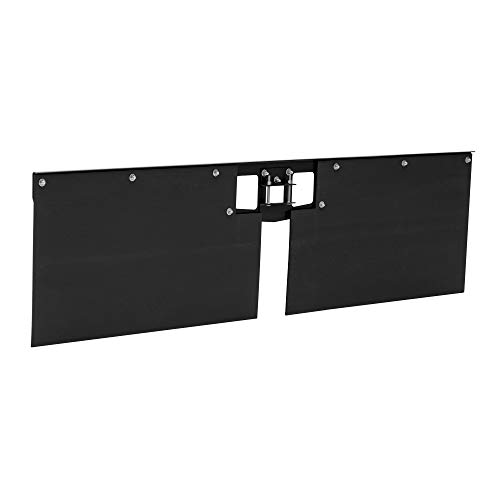 LUVERNE 255300 20-Inch Long Textured Rubber Tow Guard Hitch-Mounted Mud Flaps for 2, 2-1/2 or 3-Inch Ball Mount Shank , black
