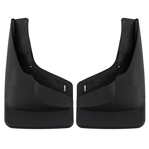 Red Hound Auto 1999-2007 Compatible with Chevrolet GMC Silverado Sierra Mud Flaps Guards Splash (with OEM Flares) Front Molded 2 Piece Set