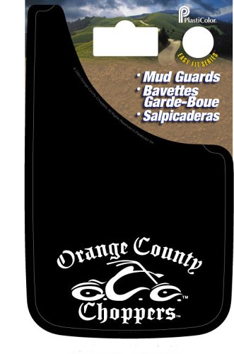 Plasticolor Orange County Choppers Logo Easy Fit Mud Guard - Set of 2