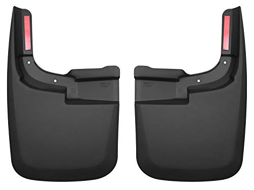 Husky Liners - Front Mud Guards | 2017 - 2023 Ford F-250/F-350 Super Duty w/o OEM Fender Flares, Front Set - Black, 2 Pc | 58461