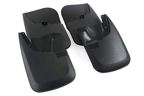 Red Hound Auto Heavy Duty Molded Mud Flaps Compatible with Ford Super Duty F250/F350 2011-2016 Mud Guards Splash Front & Rear 4pc Set (for Trucks Without Fender Flares)