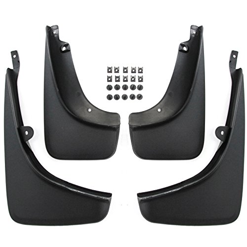 Red Hound Auto Custom Molded Mud Flaps Compatible with Jeep 2014-2018 Cherokee Mud Guards Splash Protectors Front & Rear 4pc Set