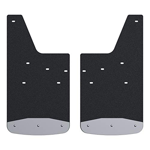 LUVERNE 251451 Rear 12-Inch x 23-Inch Textured Rubber Mud Guards, Select Chevrolet Silverado, GMC Sierra 2500, 3500 HD