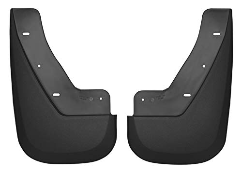 Husky Liners - Rear Mud Guards | 2007 - 2014 Cadillac Escalade/Chevrolet Tahoe/GMC Yukon Denali w/o Dual Exhaust, Rear Set - Black, 2 Pc. | 57781