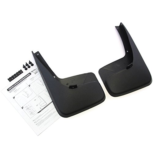 Red Hound Auto Premium Heavy Duty Molded Compatible with Chrysler Town & Country 2011-2017 Mud Flaps Splash Guards w o Running Boards 4pc Set