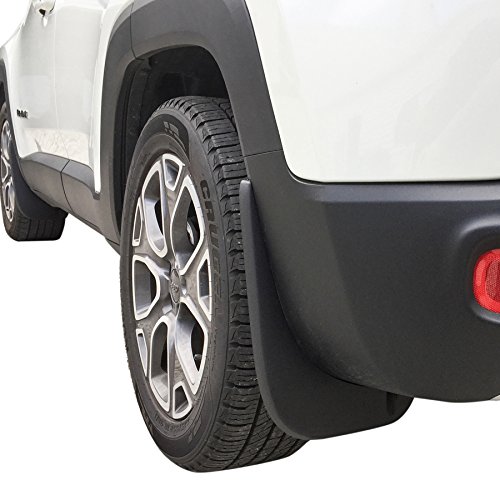 Red Hound Auto Premium Heavy Duty Molded 2015-2020 Compatible with Jeep Renegade Mud Flaps Guards Splash Front & Rear Full 4pc Set