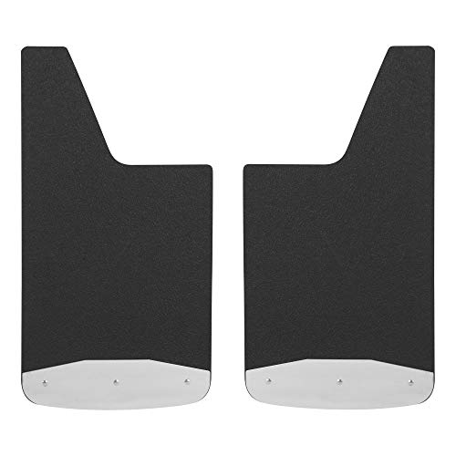 LUVERNE 251723 Front or Rear 12-Inch x 23-Inch Textured Rubber Mud Guards, Select Ford F-250, F-350, F-450, F-550 Super Duty , Black