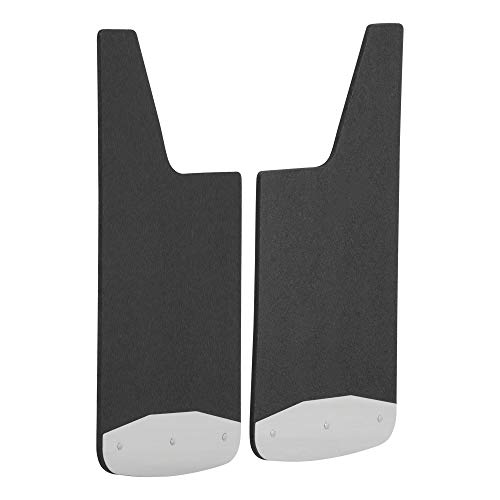 LUVERNE 251723 Front or Rear 12-Inch x 23-Inch Textured Rubber Mud Guards, Select Ford F-250, F-350, F-450, F-550 Super Duty , Black