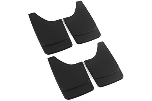 Red Hound Auto Premium Heavy Duty Molded Universal Mud Flaps Guards Splash Front and Rear Set 4pc