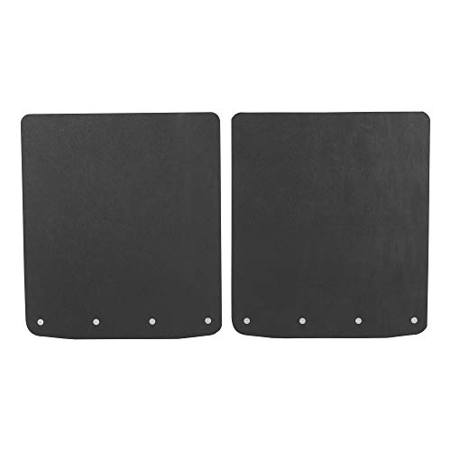 LUVERNE 252023 Universal 20-Inch x 23-Inch Textured Rubber Mud Guards with Stainless Steel Plates