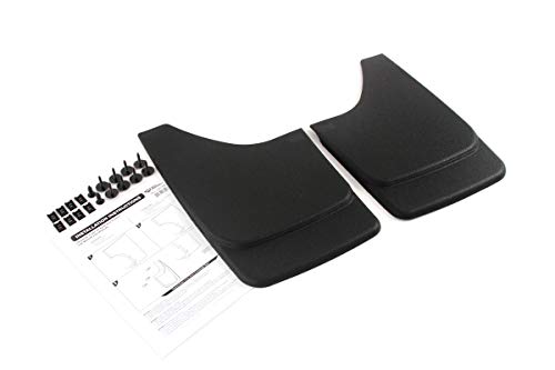 Red Hound Auto Premium Heavy Duty Molded Universal Mud Flaps Guards Splash Front and Rear Set 4pc