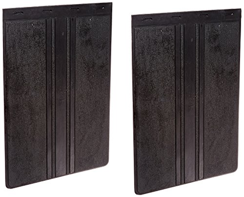 Highland 1007300 Black Heavy Duty Rubber Splash Guard - 2 Piece