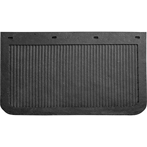 Buyers Products Heavy-Duty Rubber Semi-Truck Mud Flaps - Pair, 24in.W x 14in.L, Model Number B2414LSP