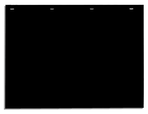 Buyers Products, 2 Pack Super Durable Black Polymer Mudflaps 24x18 Inch, RC18PPB