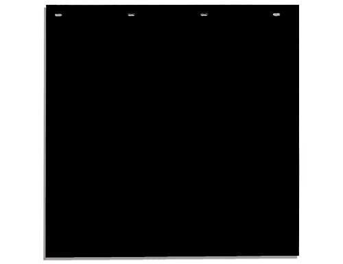 Buyers Products, 2 Pack, Super Durable Black Polymer Mudflaps 24x24 Inch, RC24PPB