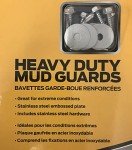 Gmc Heavy Duty Front 12 X 23 Mud Guards, 12" x 23" Front Mud Guards by Plasticolor (001841R01)