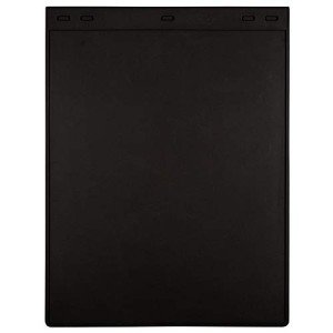 Plasticolor 000331R01 Plain Black Mud Guard - 24 inch - Set of 2