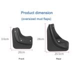 Nansure Mud Flaps for Tesla Model 3 2024-2025