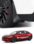 Zanch 4PCS Tesla Model 3 Mud Flaps 2025