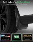Zanch 4PCS Tesla Model 3 Mud Flaps 2025