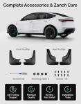 Zanch 4PCS Tesla Model 3 Mud Flaps 2025