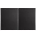 Plasticolor 001860R01 18 by 24 inch Plain Black Mud Guard Set of 2