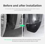 LUCKEASY 6pcs Mud Flaps for Tesla Model 3