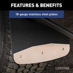LUVERNE Front Textured Rubber Mud Flaps for Silverado