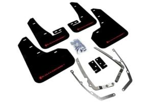 Rally Armor MF37-UR-BLK/RD Black, Red Mud Flap with Logo (2015+ VW Golf/GTI/TSI UR), 1 Pack