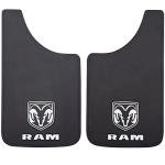 Plasticolor 000541R01 RAM Logo Easy Fit Mud Guard 11"x19" - Left and Right Set