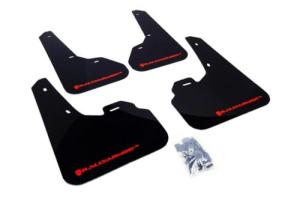Rally Armor MF17-UR-BLK/RD Black, Red Mud Flap with Logo (2010+ Mazda3/Speed3 UR), 1 Pack