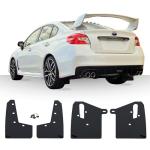 RokBlokz Mud Flaps for 2015-2021 Subaru WRX STI - Multiple Colors Available - Includes All Mounting Hardware (Black with Black Logo, Original)