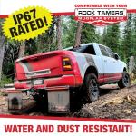 Rock Tamers Mudflap System RT240 Tail Light Bars LED/Black