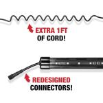 Rock Tamers Mudflap System RT240 Tail Light Bars LED/Black