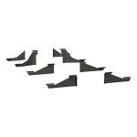 LUVERNE O-Mega II 98-Inch Black Aluminum Side Steps