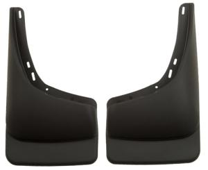 Husky Liners Mud Guards | Rear Mud Guards - Black | 57241 | Fits 2002-2006 Chevrolet Avalanche 1500/2500, 1999-2006 Chevrolet Silverado 1500 Fleetside/2500/Suburban w/o Fender Flares, and more 2 Pcs