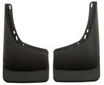 Husky Liners Mud Guards | Rear Mud Guards - Black | 57241 | Fits 2002-2006 Chevrolet Avalanche 1500/2500, 1999-2006 Chevrolet Silverado 1500 Fleetside/2500/Suburban w/o Fender Flares, and more 2 Pcs